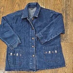 Embroidered Denim Shirt